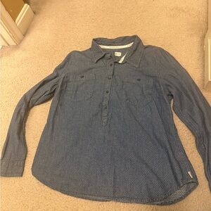 Women’s Toms Casual Denim Blue Shirt
